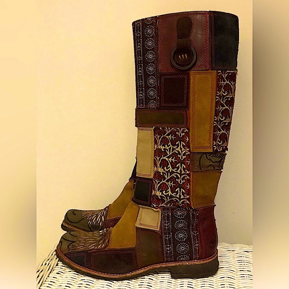 Timberland Ltd Edition Patchwork Boots Size 8 - image 2